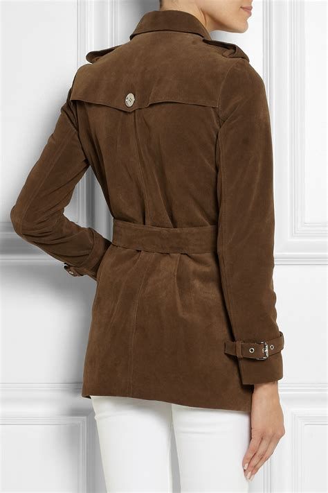 michael kors suede coats